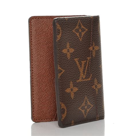 louis vuitton pocket organizer mens|louis vuitton monogram pocket calculator.